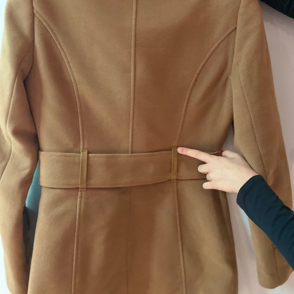 Mackage Beige / Caramel Wool Coat - Picture 6 of 8